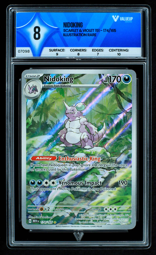 07098 NIDOKING Grading Card