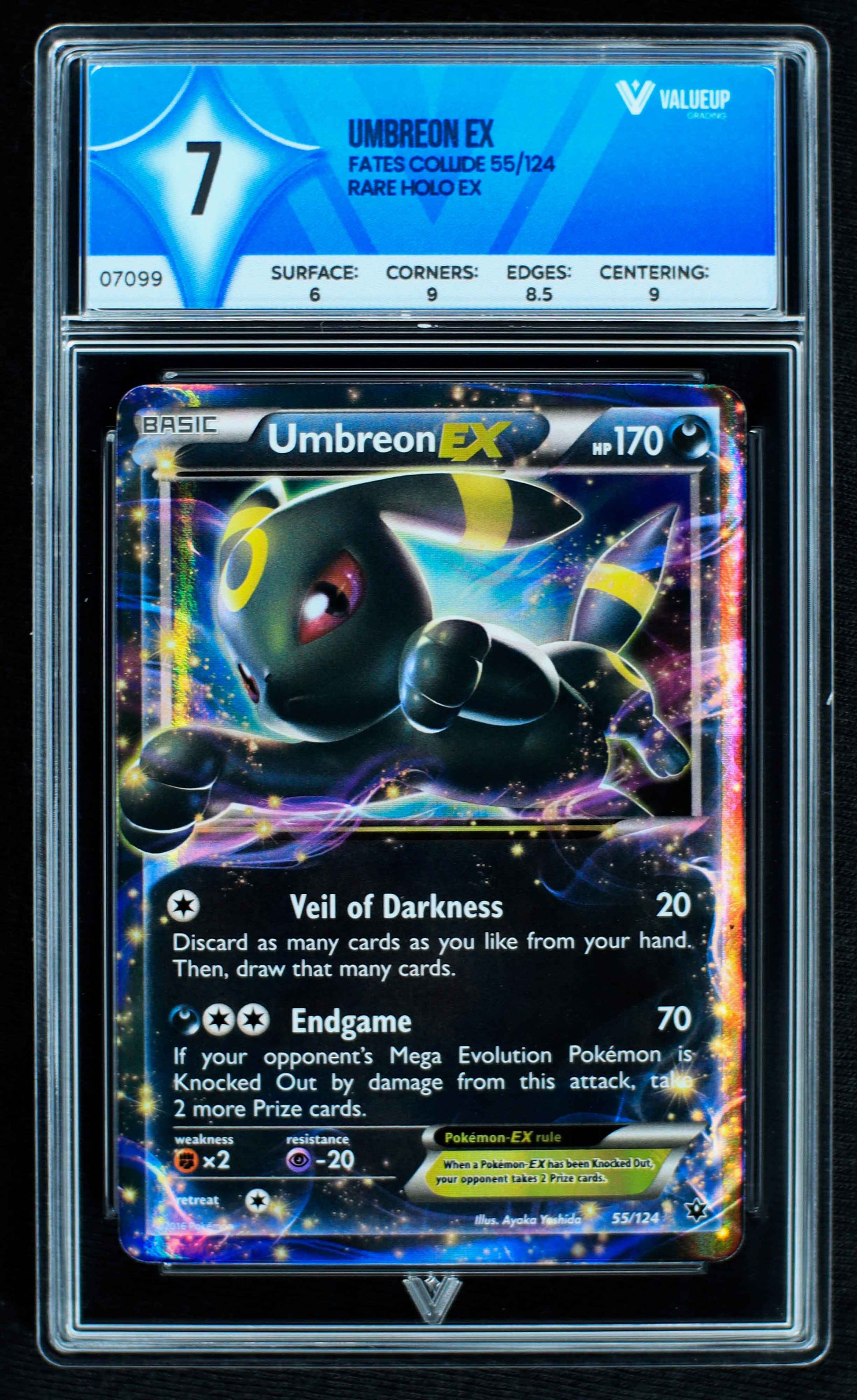 07099 UMBREON EX Grading Card