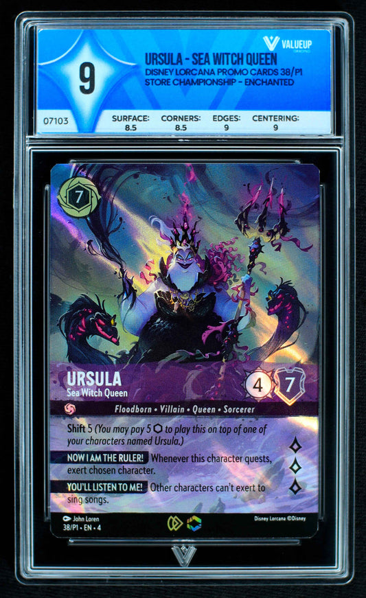 07103 URSULA - SEA WITCH QUEEN Grading Card