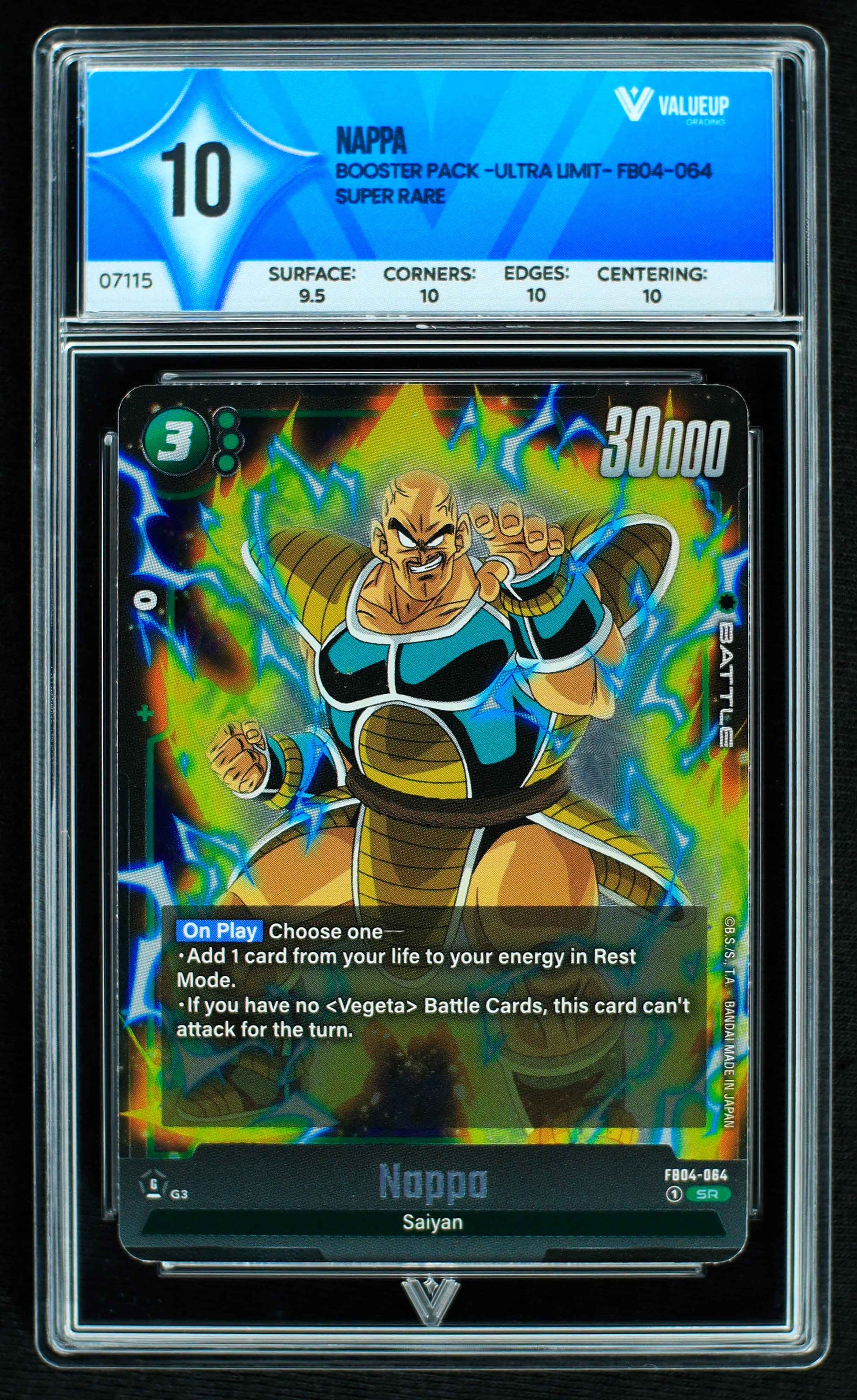 07115 NAPPA Grading Card