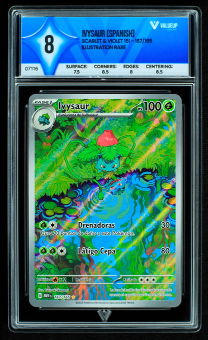 07116 IVYSAUR (SPANISH) Grading Card