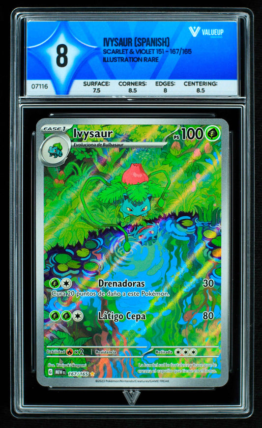 07116 IVYSAUR (SPANISH) Grading Card