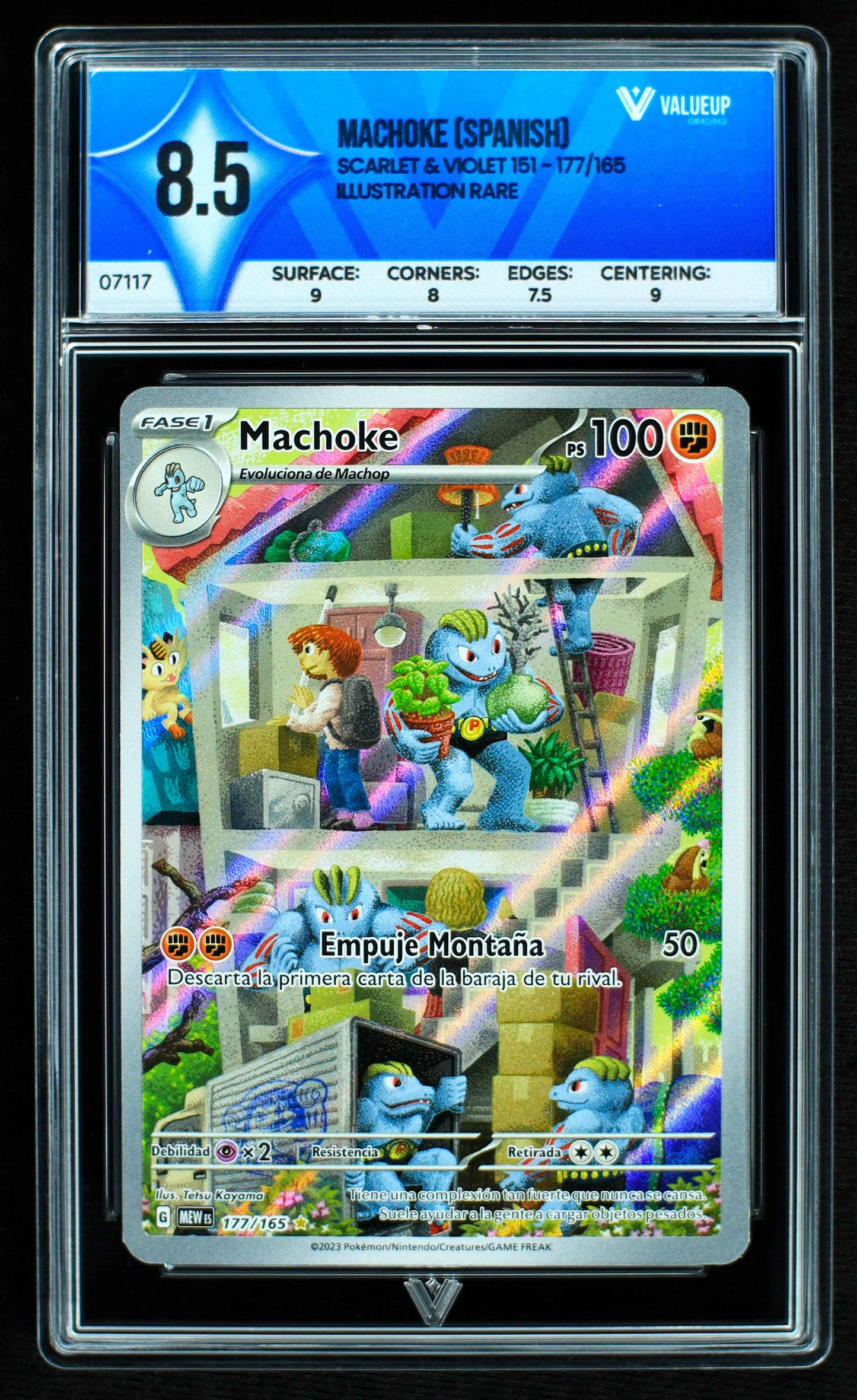 07117 MACHOKE (SPANISH) Grading Card