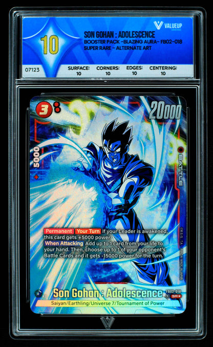07123 SON GOHAN: ADOLESCENCE Grading Card