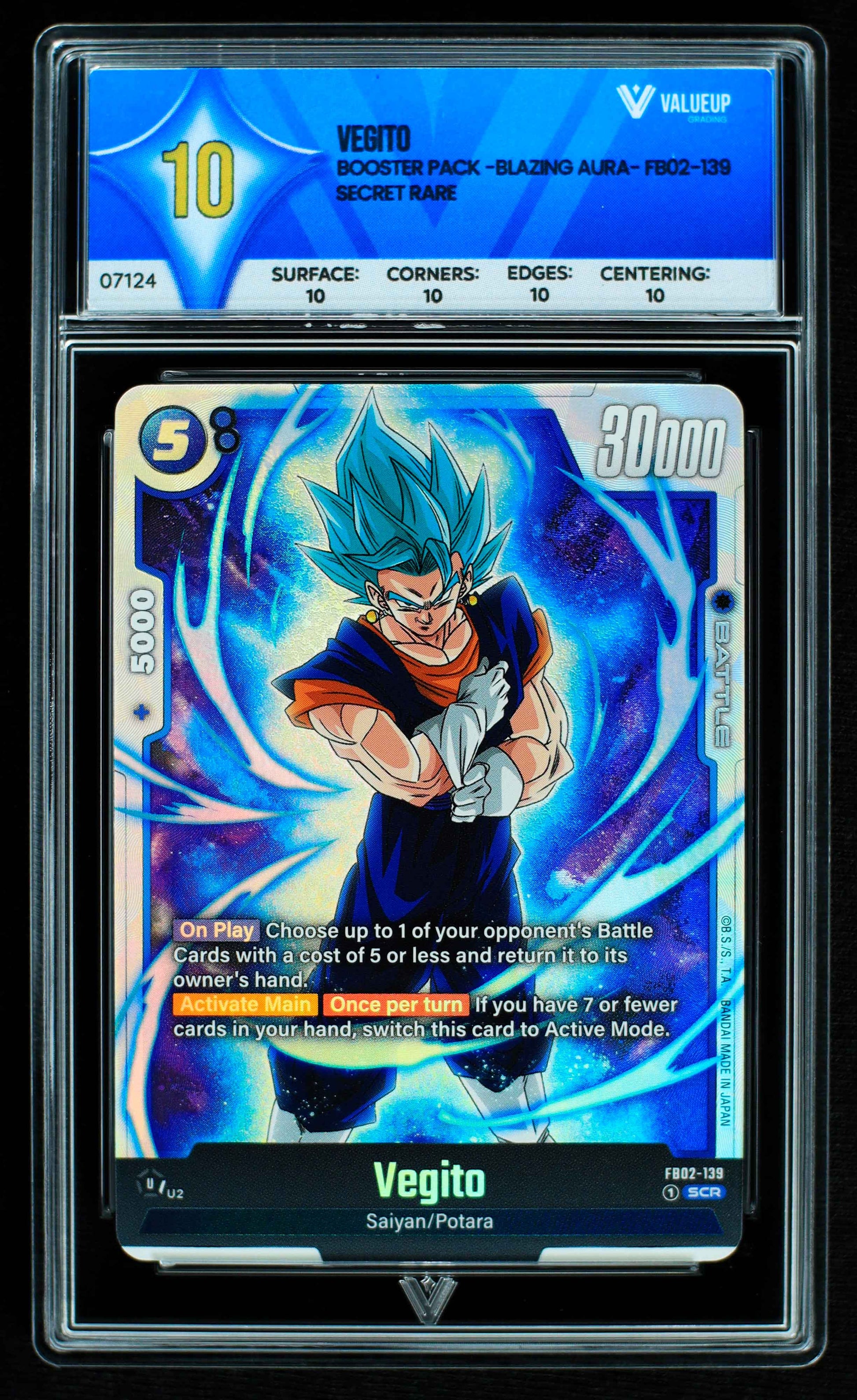 07124 VEGITO Grading Card