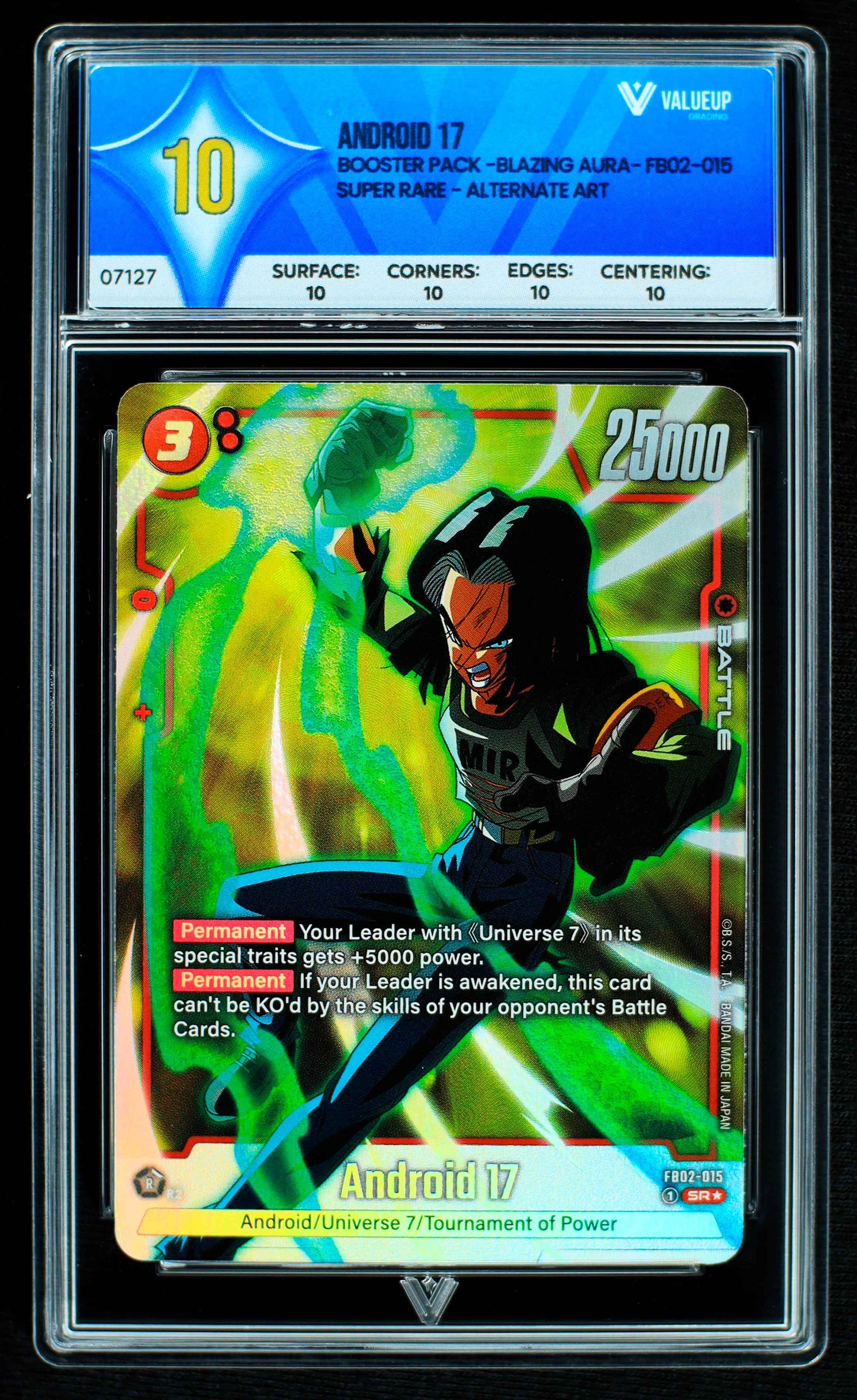 07127 ANDROID 17 Grading Card