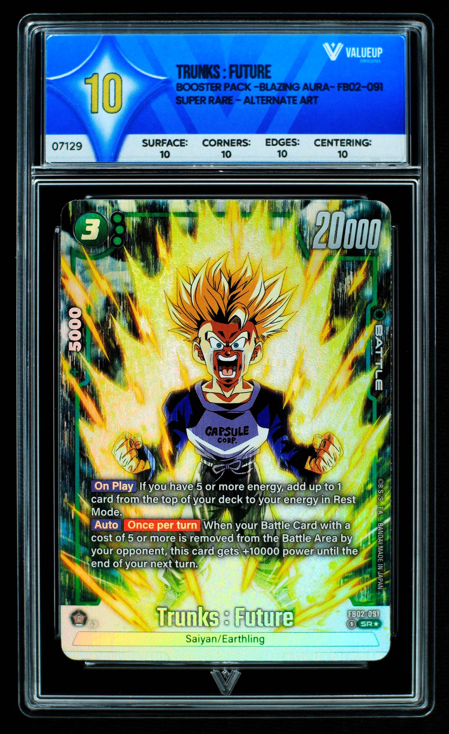 07129 TRUNKS: FUTURE Grading Card