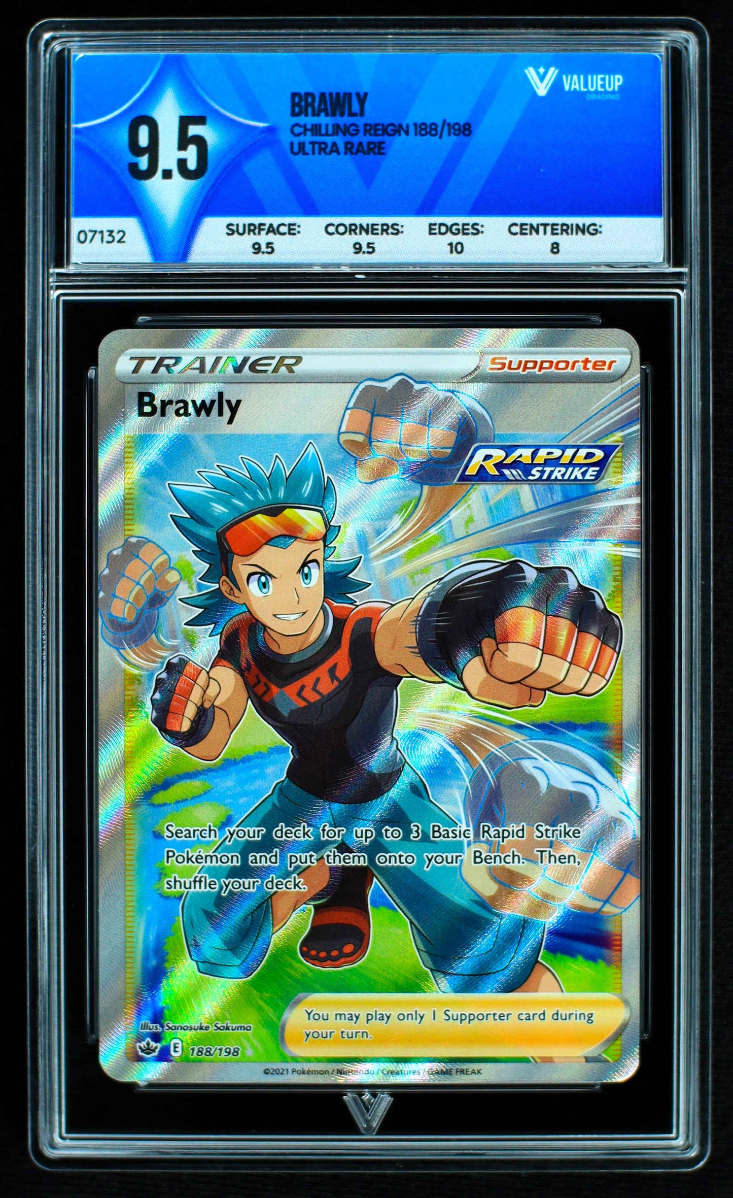 07132 BRAWLY Grading Card