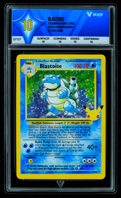 07137 BLASTOISE Grading Card
