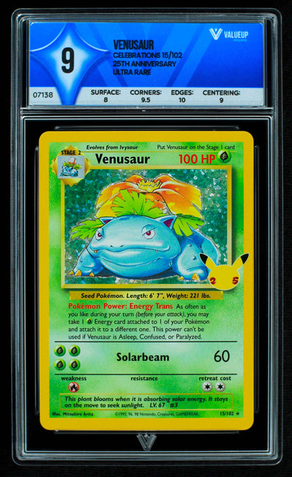 07138 VENUSAUR Grading Card