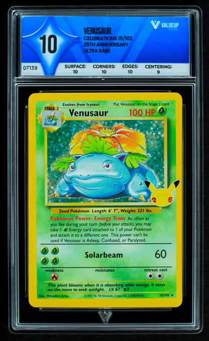 07139 VENUSAUR Grading Card