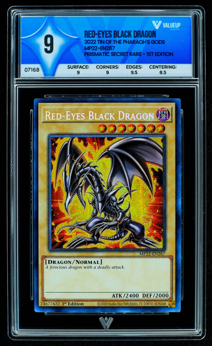 07168 RED-EYES BLACK DRAGON Grading Card