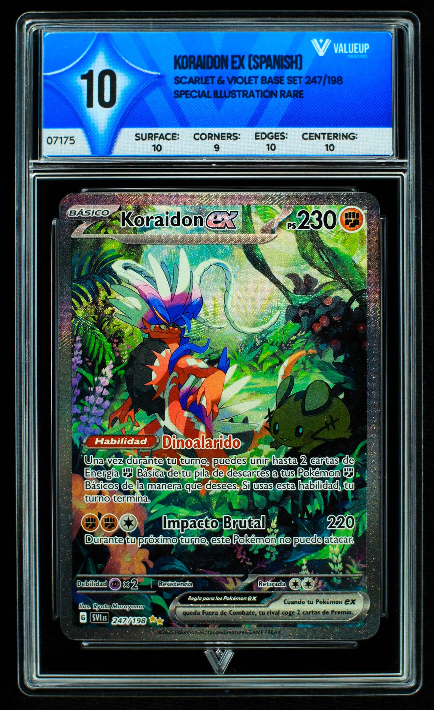 07175 KORAIDON EX (SPANISH) Grading Card