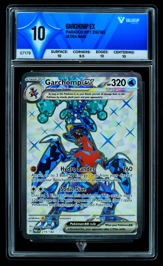 07179 GARCHOMP EX Grading Card