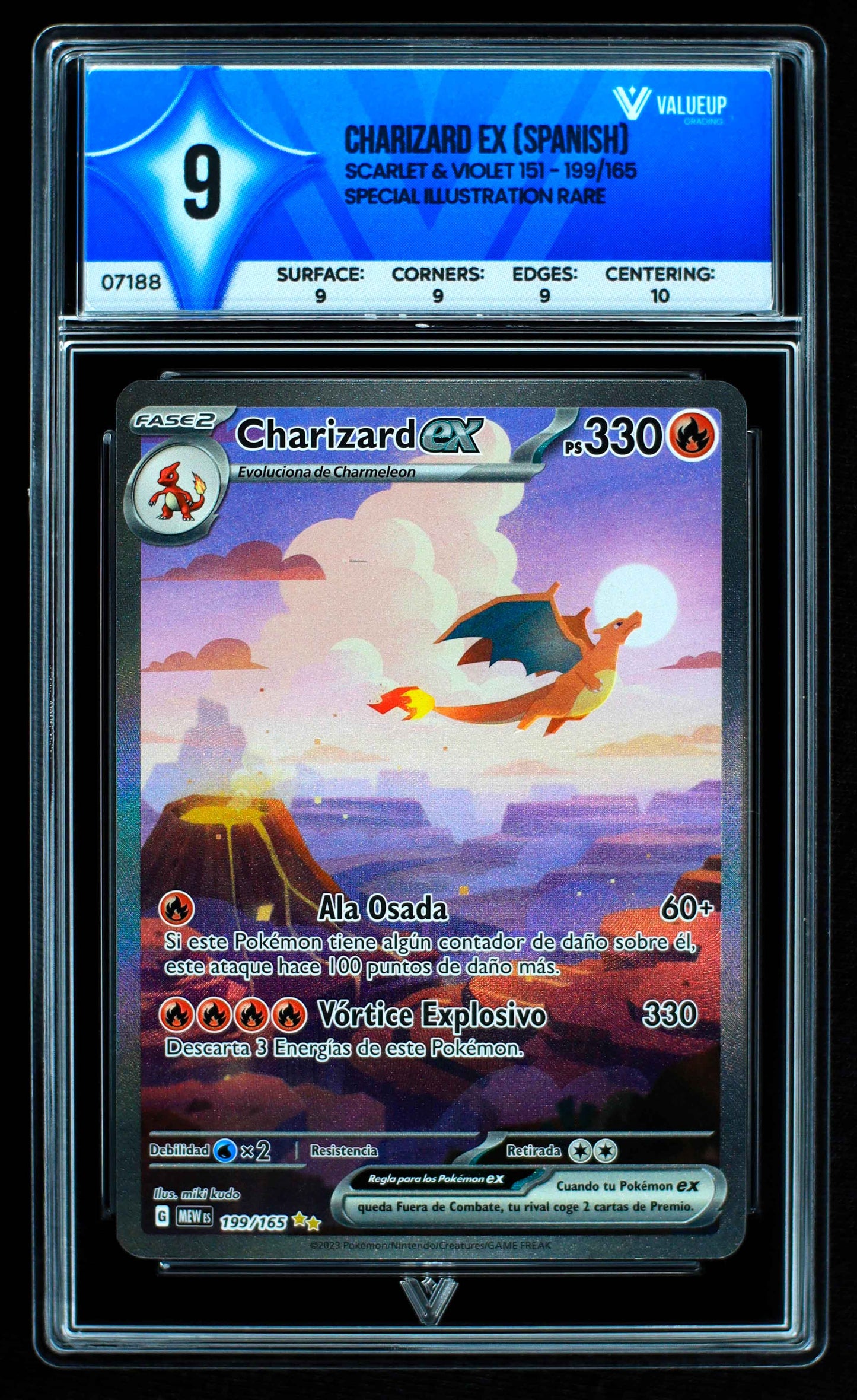 07188 CHARIZARD EX (SPANISH) Grading Card