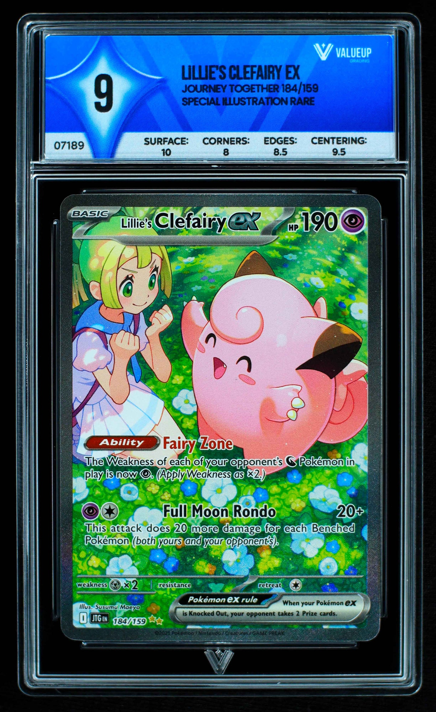 07189 LILIE'S CLEFAIRY EX Grading Card