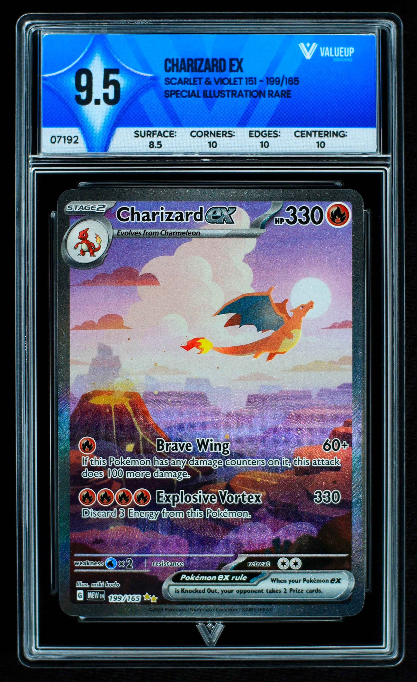 07192 CHARIZARD EX Grading Card