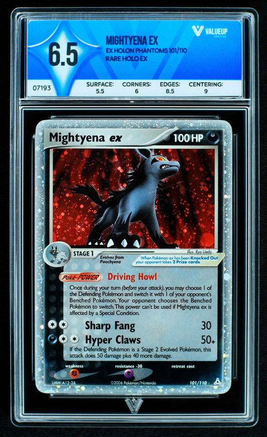 07193 MIGHTYENA EX Grading Card