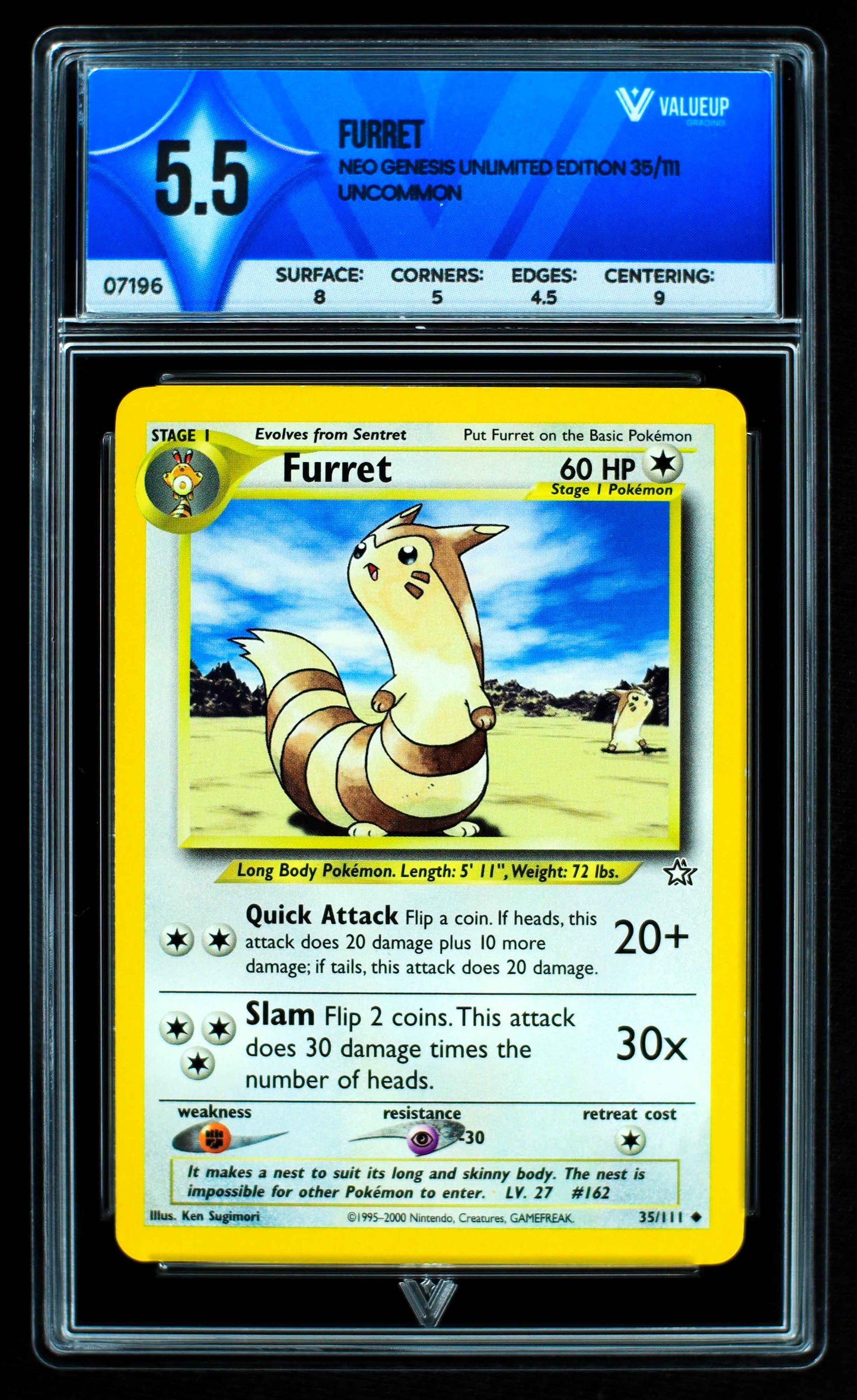 07196 FURRET Grading Card
