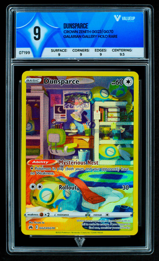 07199 DUNSPARCE Grading Card