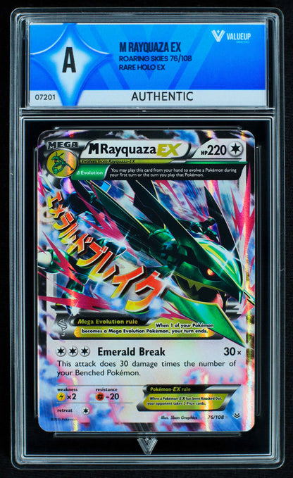 07201 M RAYQUAZA EX Grading Card