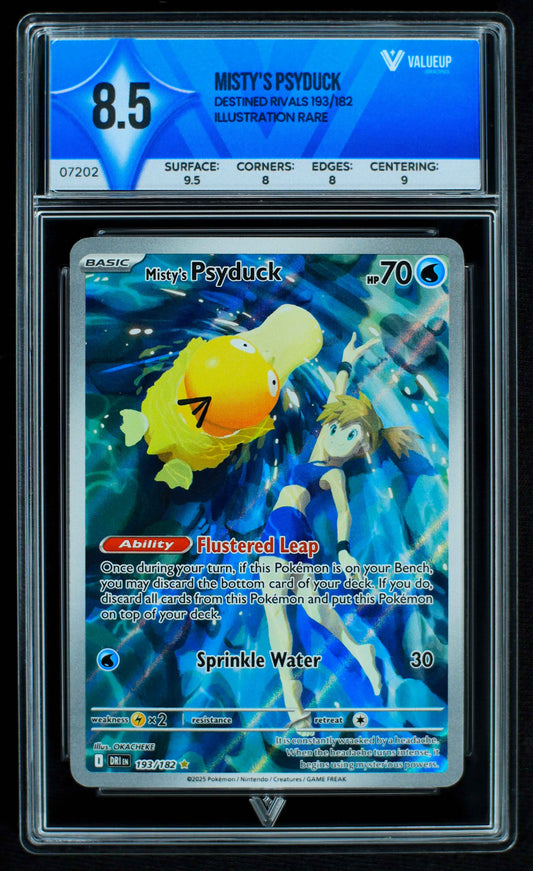 07202 MISTY'S PSYDUCK Grading Card