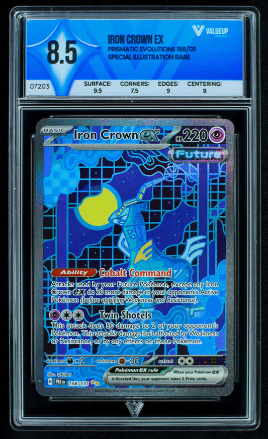 07203 IRON CROWN EX Grading Card