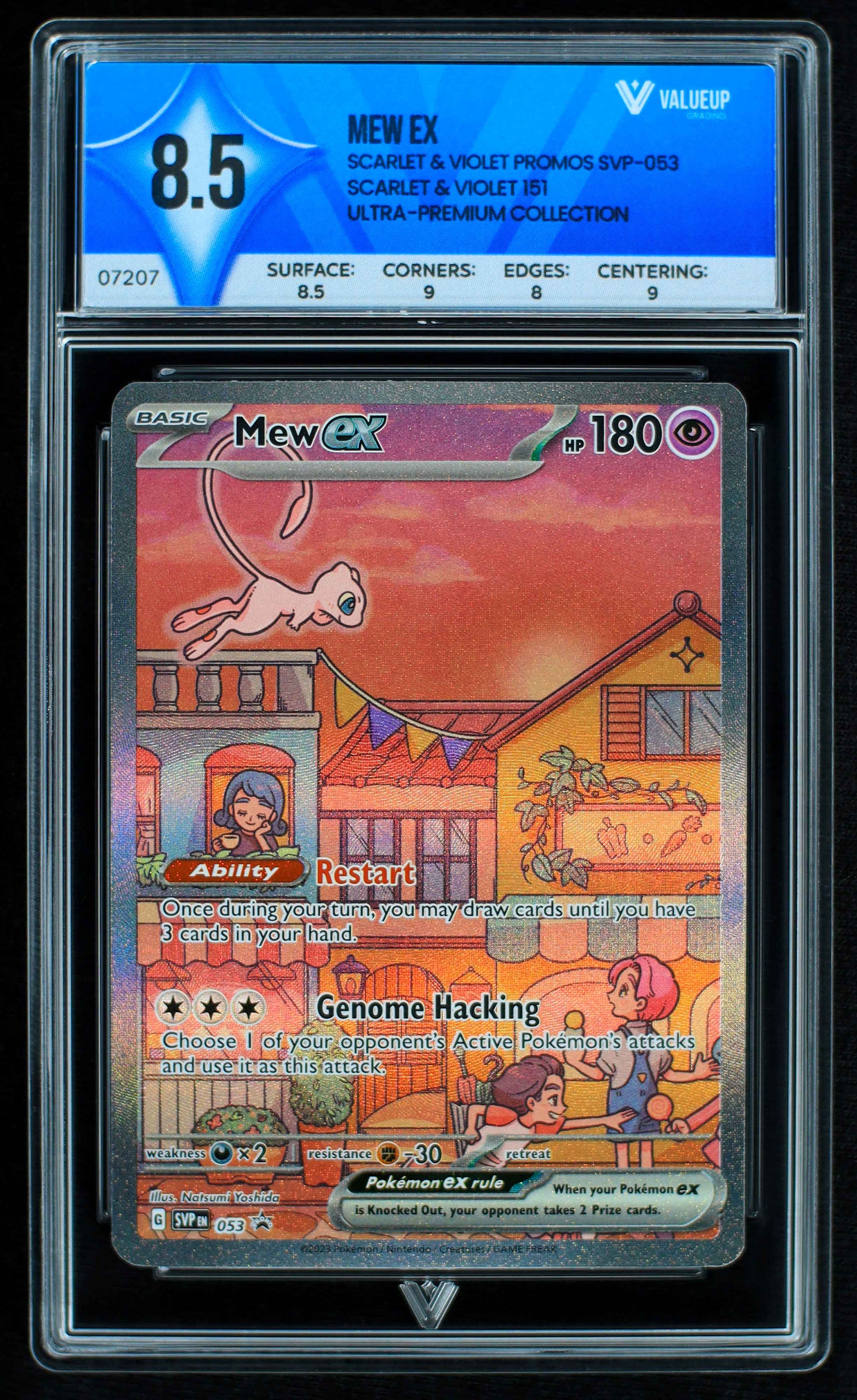 07207 MEW EX Grading Card