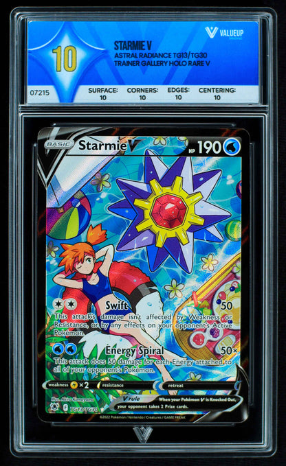 07215 STARMIE V Grading Card