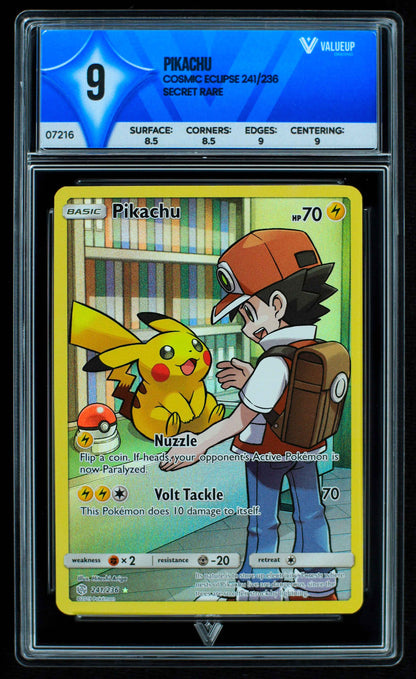 07216 PIKACHU Grading Card