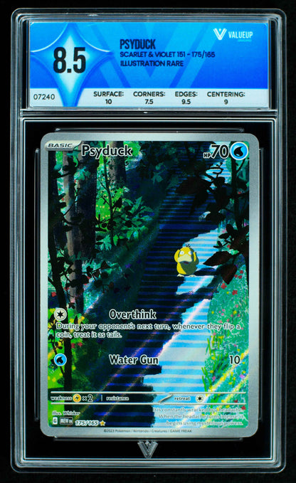 07240 PSYDUCK Grading Card