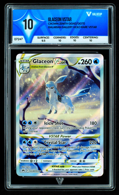 07247 GLACEON VSTAR Grading Card
