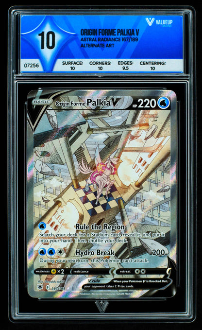 07256 ORIGIN FORME PALKIA V Grading Card
