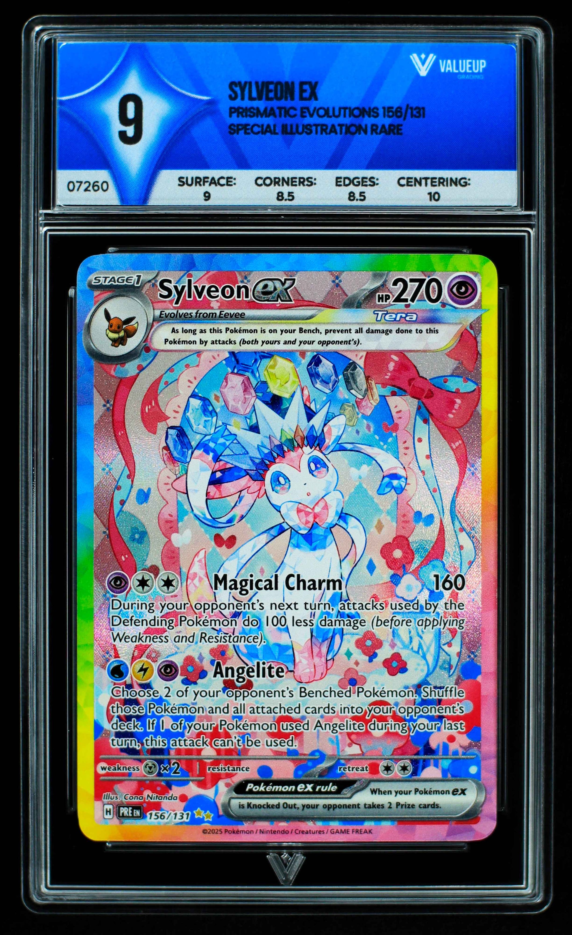 07260 SYLVEON EX Grading Card