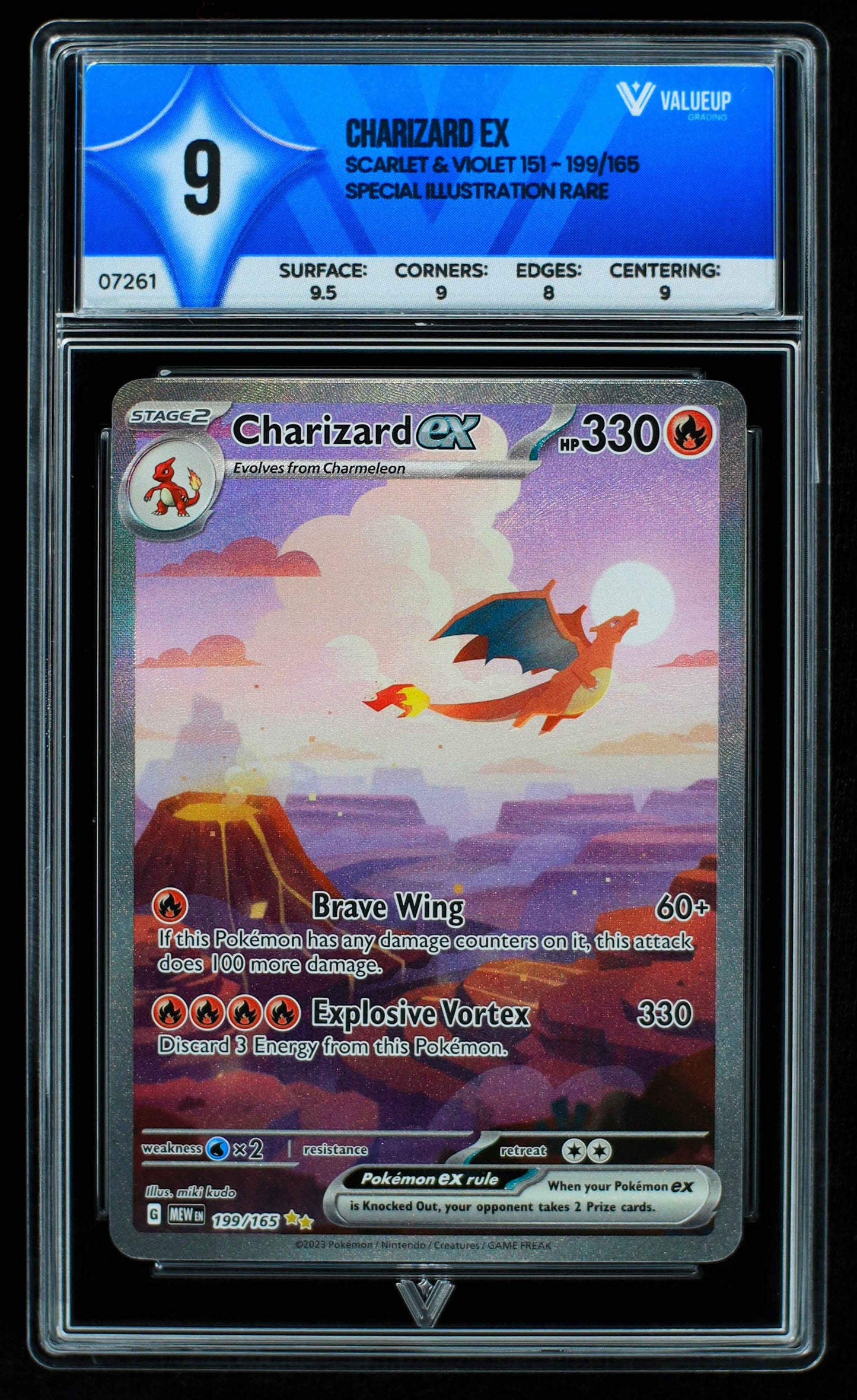 07261 CHARIZARD EX Grading Card