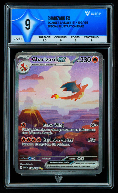 07261 CHARIZARD EX Grading Card