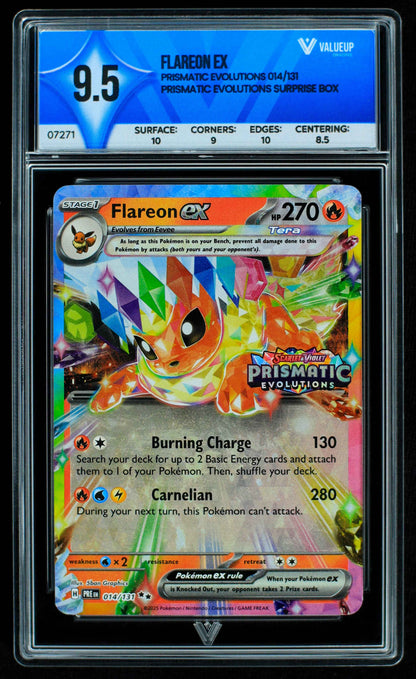 07271 FLAREON EX Grading Card