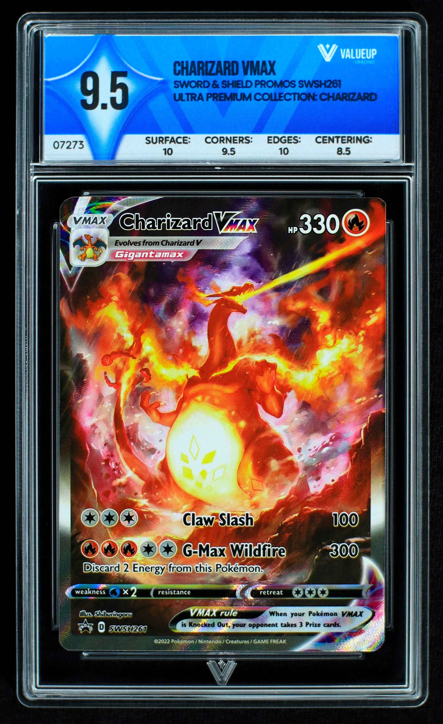07273 CHARIZARD VMAX Grading Card