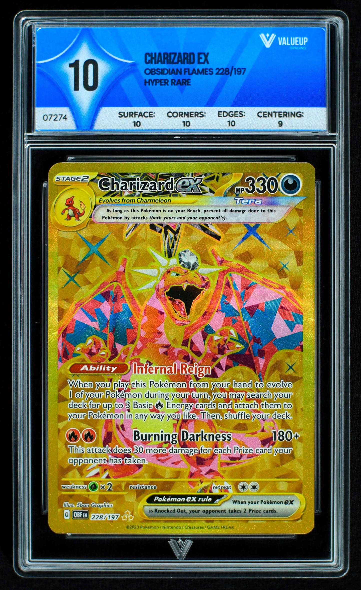 07274 CHARIZARD EX Grading Card