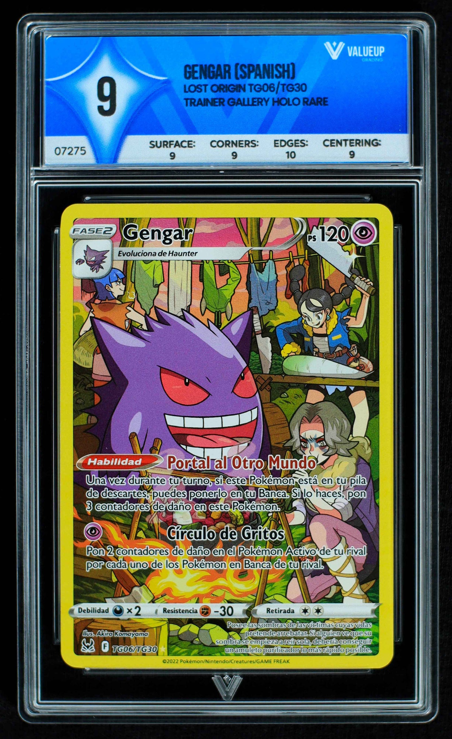 07275 GENGAR (SPANISH) Grading Card