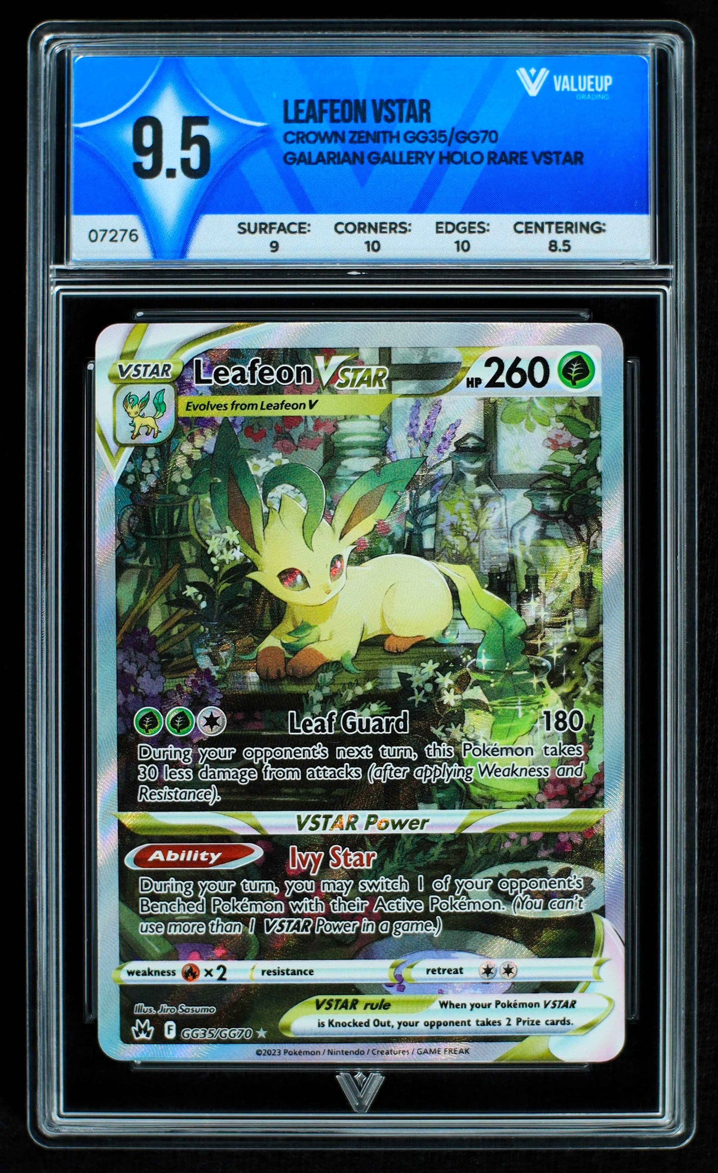 07276 LEAFEON VSTAR Grading Card