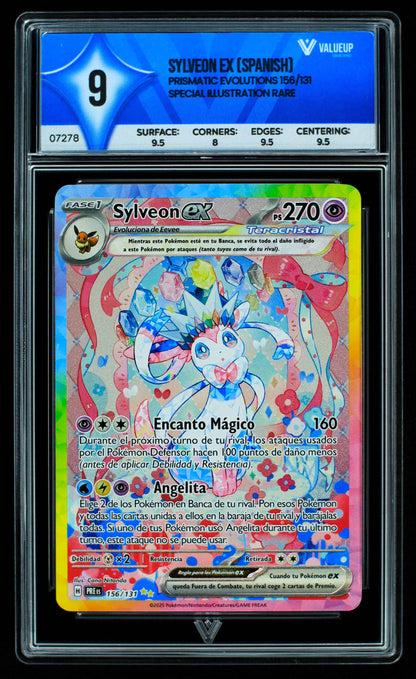 07278 SYLVEON EX (SPANISH) Grading Card