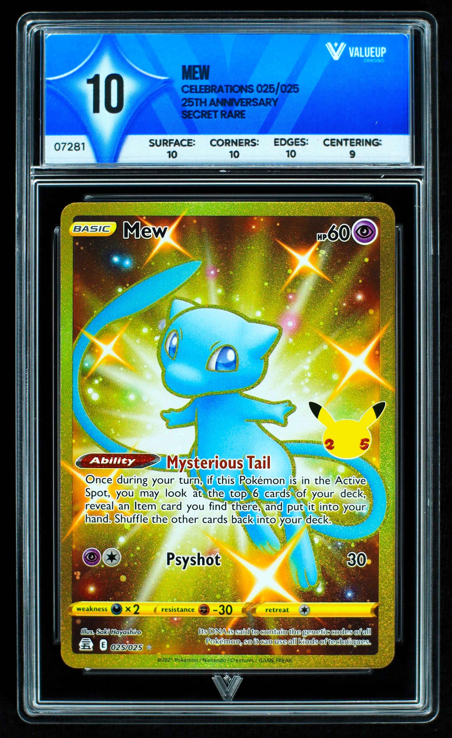 07281 MEW Grading Card