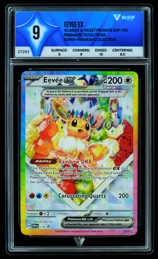 07293 EEVEE EX Grading Card