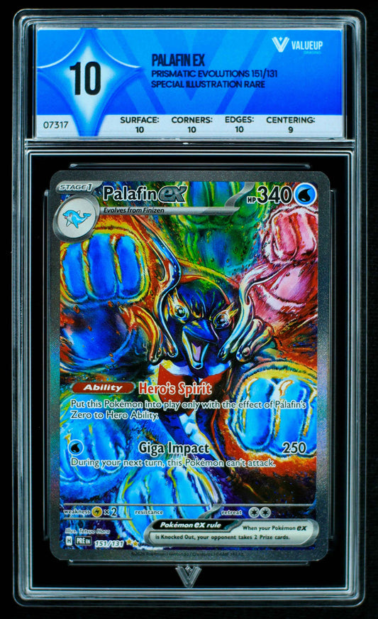 07317 PALAFIN EX Grading Card