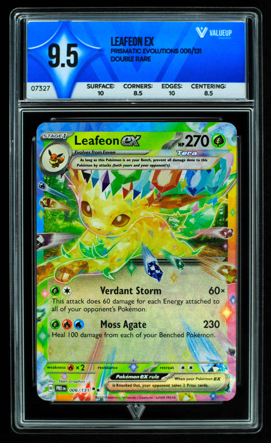 07327 LEAFEON EX Grading Card