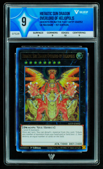 07329 HIERATIC SUN DRAGON OVERLORD OF HELIOPOLIS Grading Card