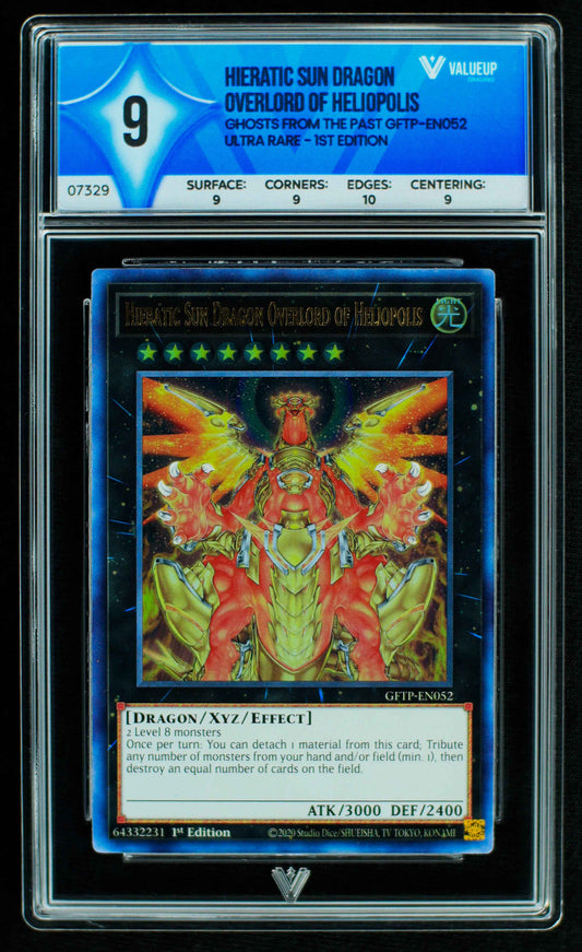 07329 HIERATIC SUN DRAGON OVERLORD OF HELIOPOLIS Grading Card
