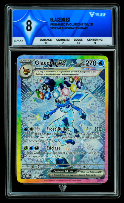 07333 GLACEON EX Grading Card