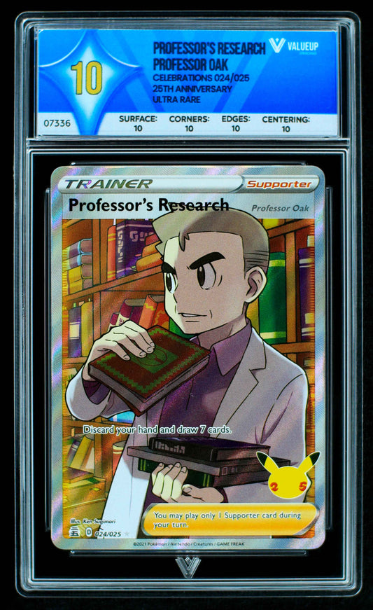 07336 PROFESSOR'S RESEARCH PROFESSOR OAK Grading Card